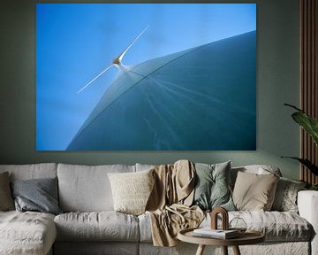 Wind turbine for the production of green electricity by Heiko Kueverling