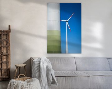 Éolienne pour la production d'électricité verte sur Heiko Kueverling