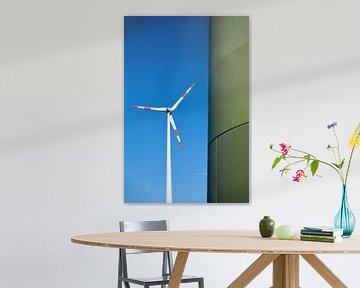 Wind turbine for the production of green electricity by Heiko Kueverling