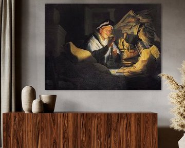 Gelijkenis van de rijke dwaas, Rembrandt van Rijn