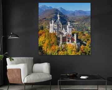 Schloss Neuschwanstein im Herbst von Markus Lange