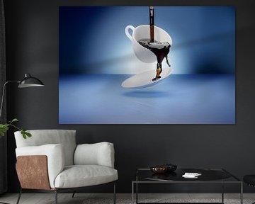 Vliegende schotel, en kop koffie van Roel Timmermans