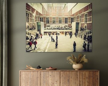 Inkijkje in het Rijksmuseum in Amsterdam van Elmar Keijzer