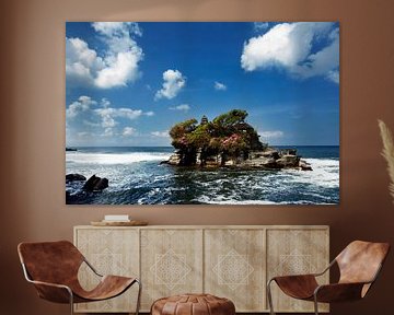 Tanah Lot temple in Bali, Indonesia - A nature and architecture background by Tjeerd Kruse