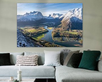 De Andalsnes vallei in Noorwegen van Joost Potma