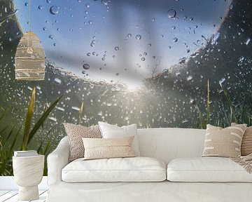 Eis unter dem Grundwasserspiegel