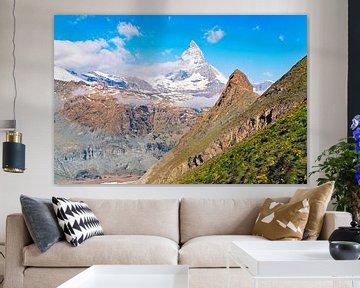 De Alpen met de Matterhorn van Anton de Zeeuw