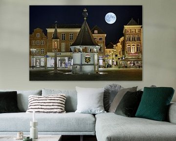 Den Bosch avec une pleine lune