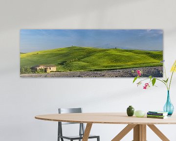 Landschap rond Pienza, Toscane van Walter G. Allgöwer