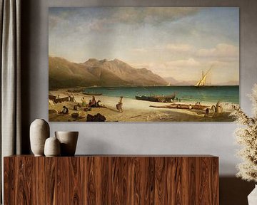 Albert Bierstadt,Baie de Salerne