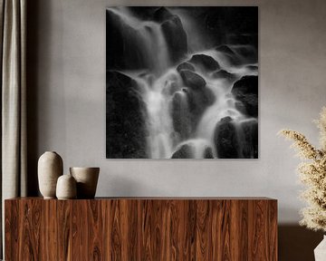 Tendon's Waterfall in France van Louis-Thibaud Chambon