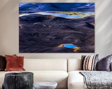 Vulkaanlandschap (IJsland) van Lukas Gawenda