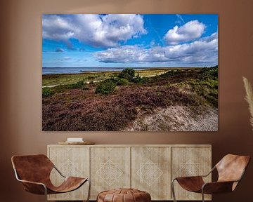 Picturesque heath landscape near Cuxhaven by Thomas Riess