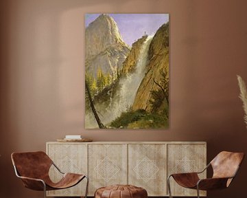 Albert Bierstadt,Liberty Cap, Yosemite Valley