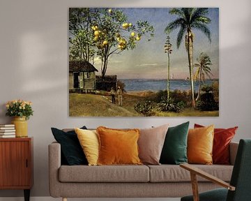 Albert Bierstadt,Tropische scène