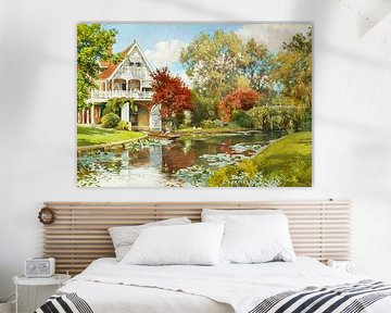 Alfred Parsons,Le hangar à bateaux