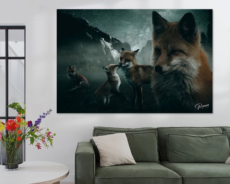 Example of the artwork in a room