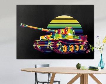 Panzerkampfwagen VI Tijger in WPAP Illustratie van Lintang Wicaksono