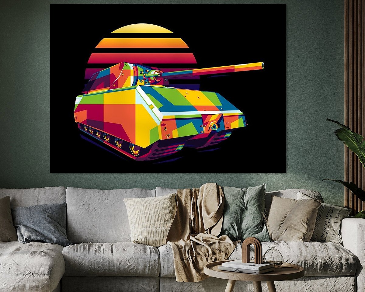 Example of the artwork in a room