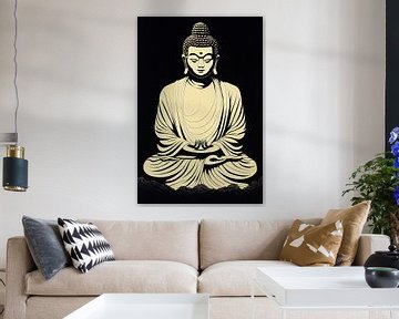 Boeddha poster van Bert Nijholt