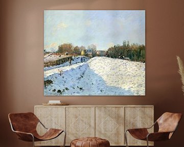 Alfred Sisley,Effect van sneeuw bij Argenteuil