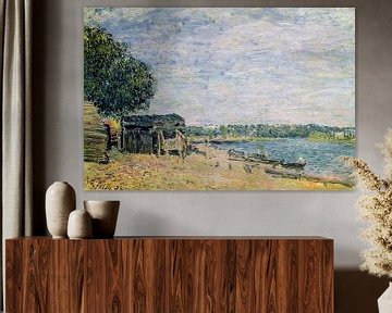 Alfred Sisley,Het landschap van Saint Mammes