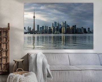 De skyline van Toronto van Roland Brack