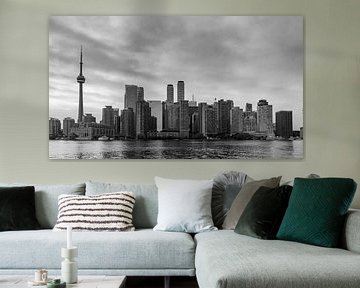 De skyline van Toronto van Roland Brack