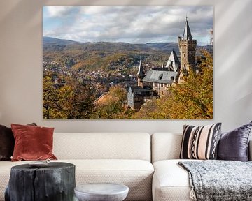 Goldener Oktober am Schloss Wernigerode