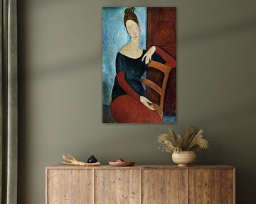Amedeo Modigliani,De vrouw van de kunstenaar