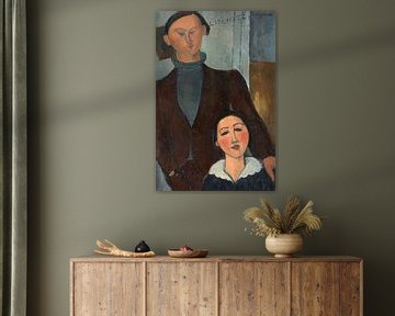 Amedeo Modigliani,Jacques en Berthe Lipchitz