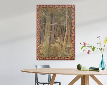 Antoine Jorrand,The wood fairy, tapestry art