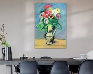 Arshile Gorky,Flowers in a jar