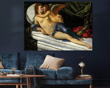 Artemisia Gentileschi,Venus en Cupido, 1593-1656