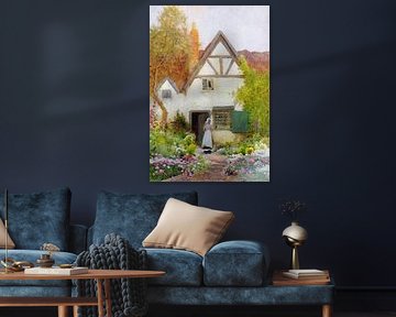 Arthur Claude Strachan,Nourrir le chat