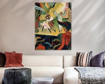 August Macke,Ballet russe I, 1912