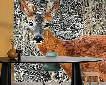 Porträt eines Rehwildes