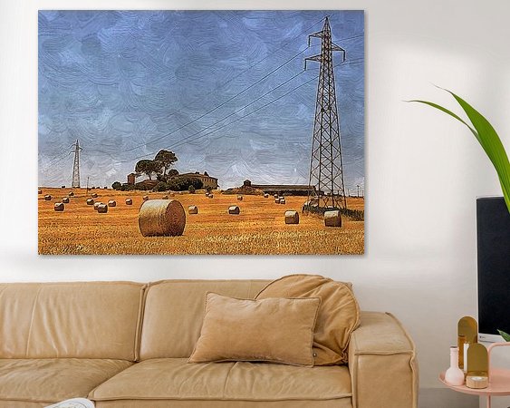 Example of the artwork in a room