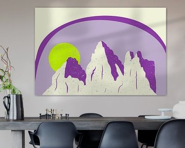Montagnes arc-en-ciel sur Mad Dog Art