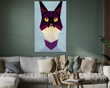 Geometrische Katze