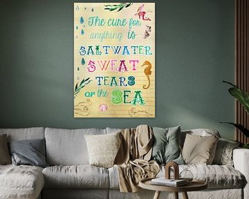 Saltwater Collage   von Green Nest