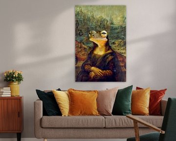 Mona Grenouille Lisa sur FRESH Fine Art