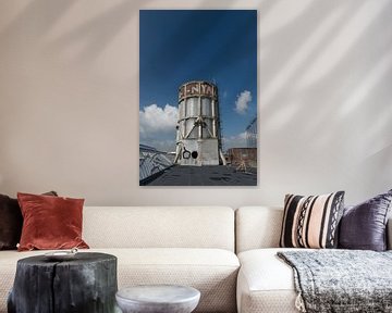 Watertoren van de oude Nyma fabriek in Nijmegen