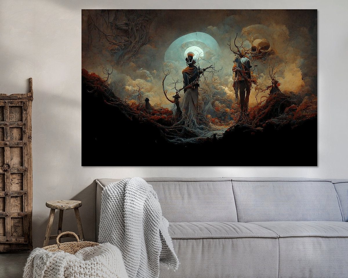 Example of the artwork in a room