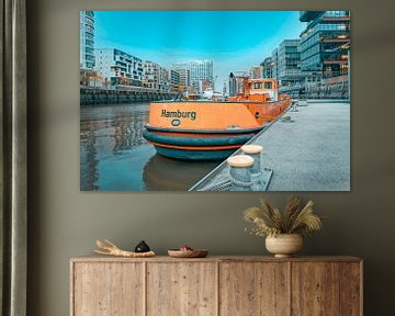 Hamburg - In de traditionele scheepshaven van Das-Hamburg-Foto
