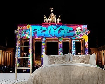 Peace at the Brandenburg Gate by Jenco van Zalk