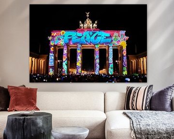 Peace at the Brandenburg Gate by Jenco van Zalk