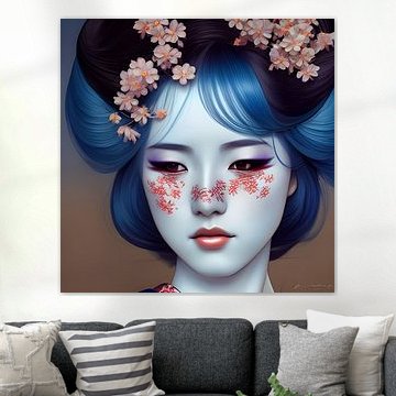 Geisha Woman Artwork