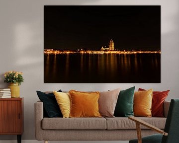 Skyline von Dordrecht bei Nacht von SchumacherFotografie