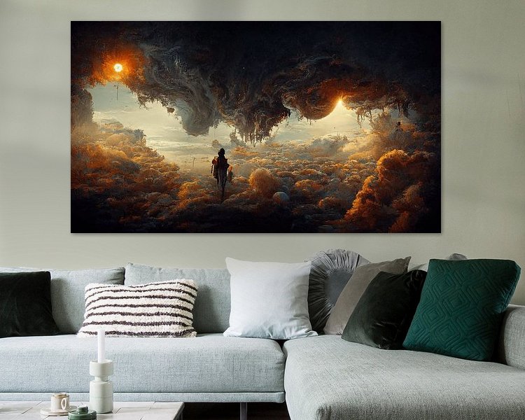 Example of the artwork in a room